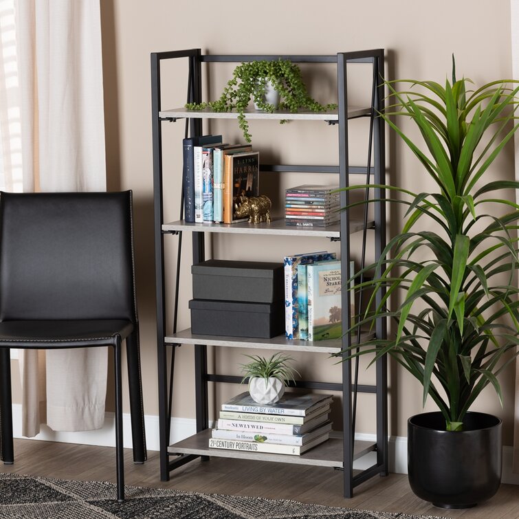 Baxton Etagere Bookcase Wayfair